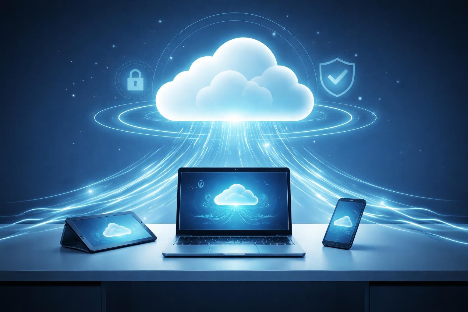 Felhőalapú tárolást használó felhasználók több eszközön dolgoznak együtt biztonságosan és könnyen elérhetők